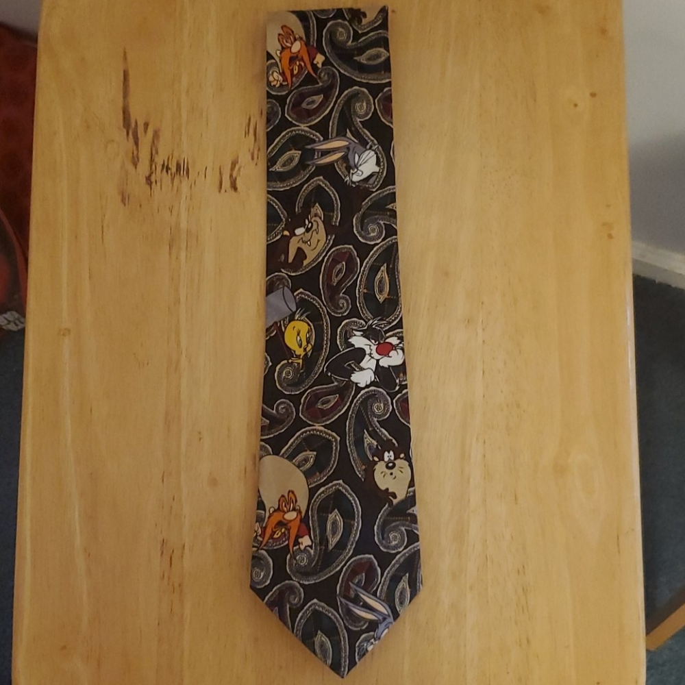 Looney Tunes Characters Vintage 1994 Tie